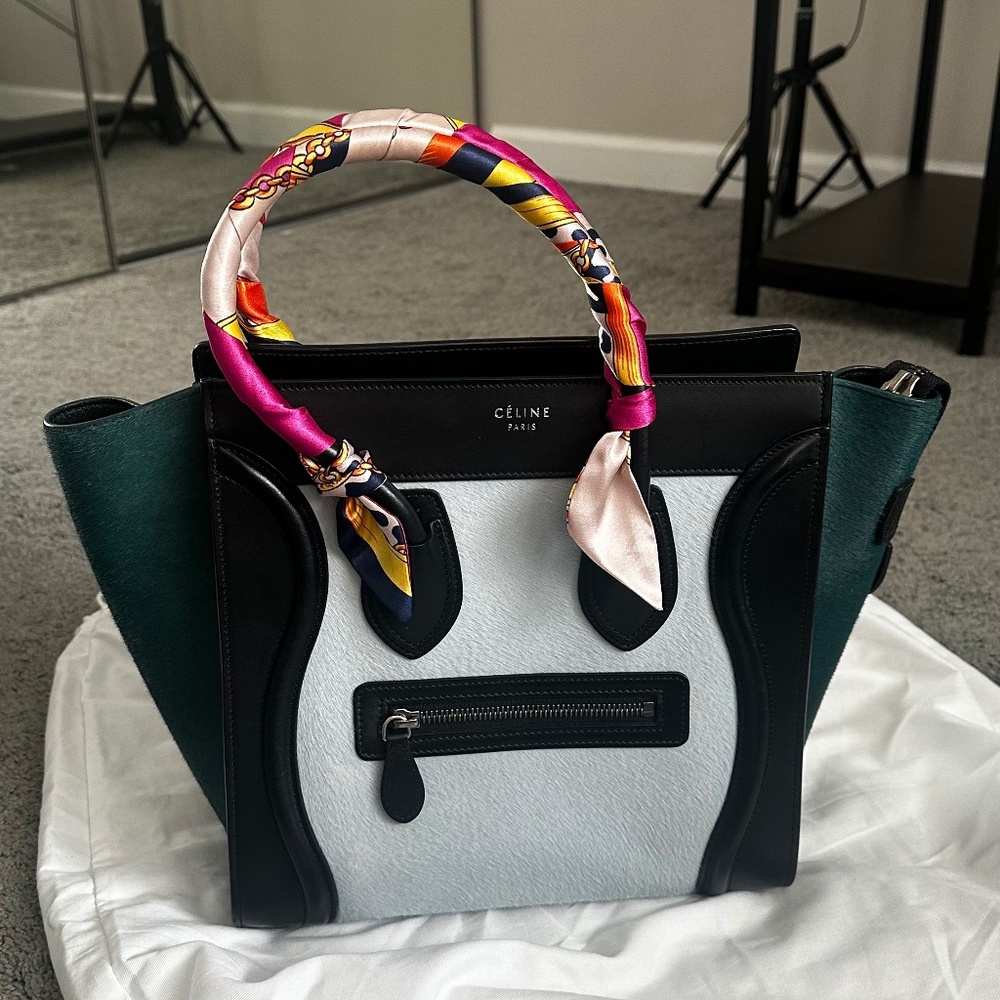 Celine Tri-Color Pony Hair & Leather